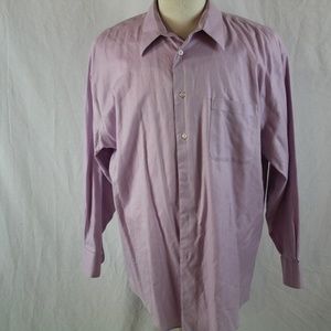 Pronto Uomo Lavender 17 32/33 Herringbone Weave